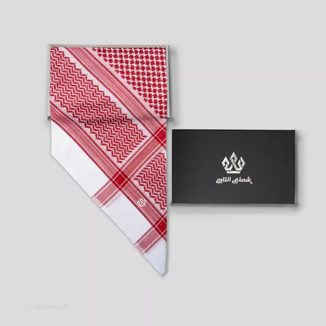 شماغ التاج البلاتيني من ماركة AL BASSAM - أكسيك Axeek