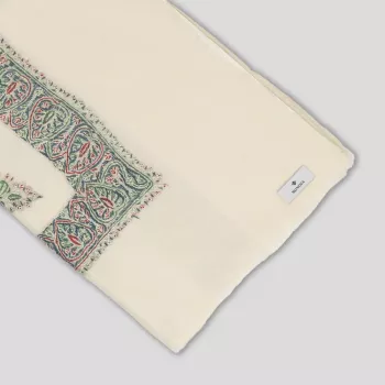 شال مونوفا نصف ترمة نقشة كبيرة M23