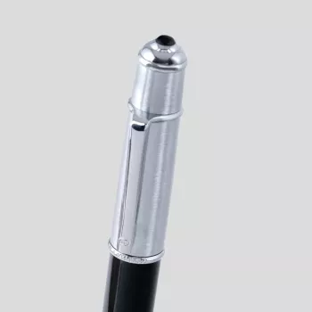 قلم الدهنج أسود فضي D1054