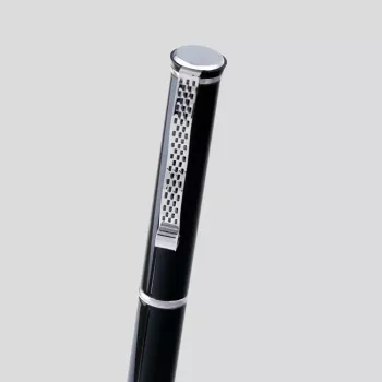 قلم الدهنج أسود فضي D1057