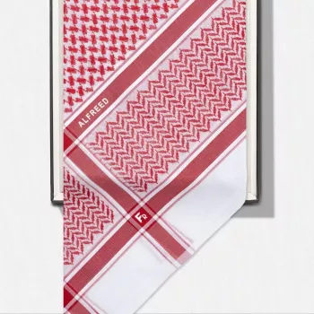 شماغ الفريد احمر اكسترا S649
