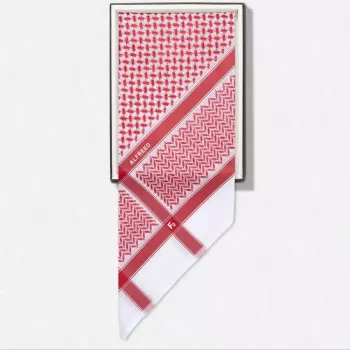 شماغ الفريد احمر كلاسيك خاص S652