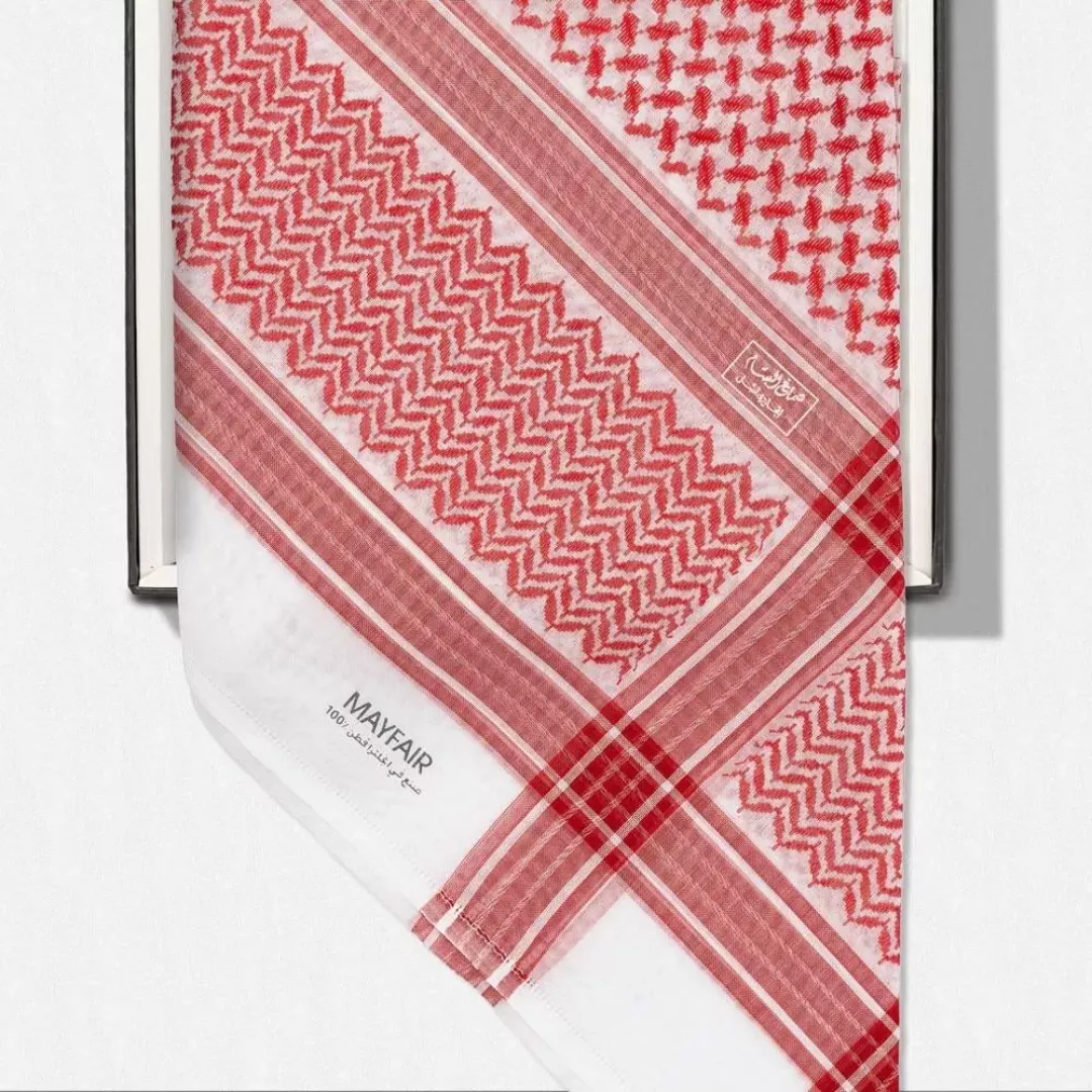 شماغ البسام ماي فير 2026 من ماركة ALBASSAM - أكسيك Axeek