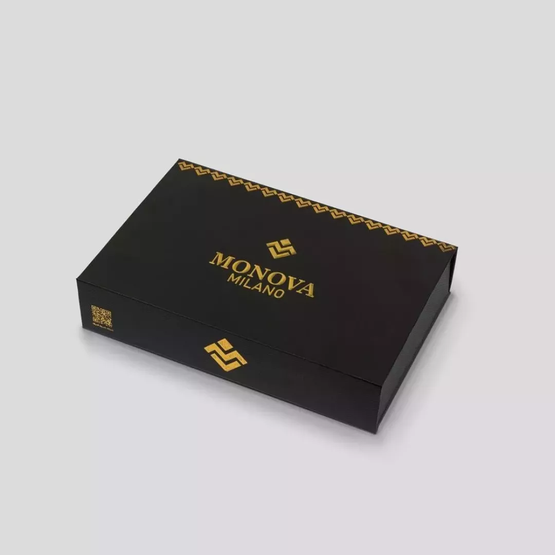 قماش مونوفا شتوي بني داكن نقشة من ماركة monova - أكسيك Axeek