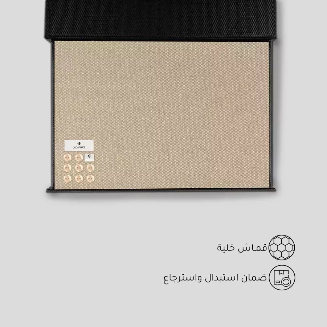 قماش مونوفا شتوي رصاصي داكن نقشة من ماركة monova - أكسيك Axeek