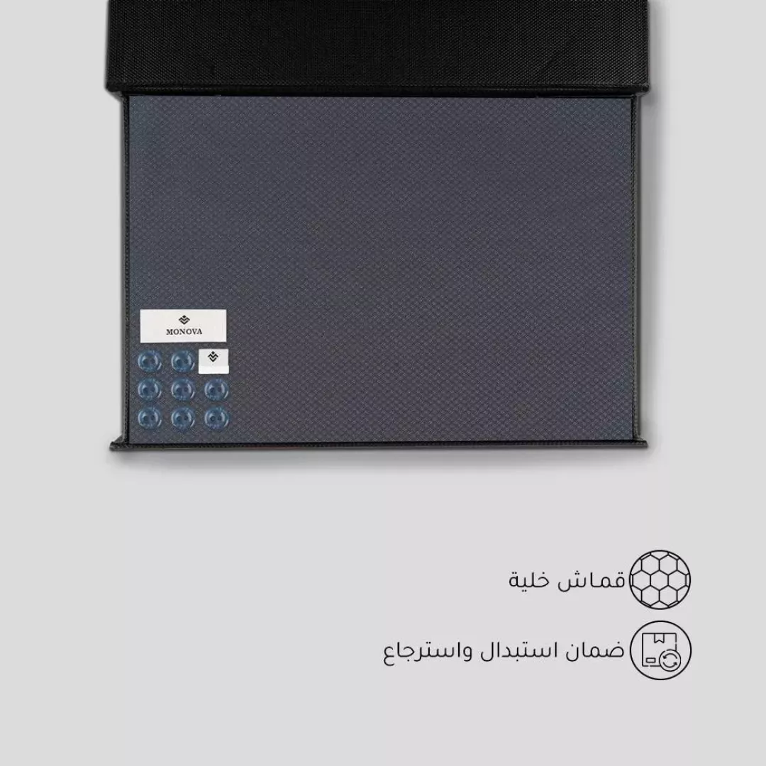 قماش مونوفا شتوي كحلي نقشة خلية صغير من ماركة monova - أكسيك Axeek