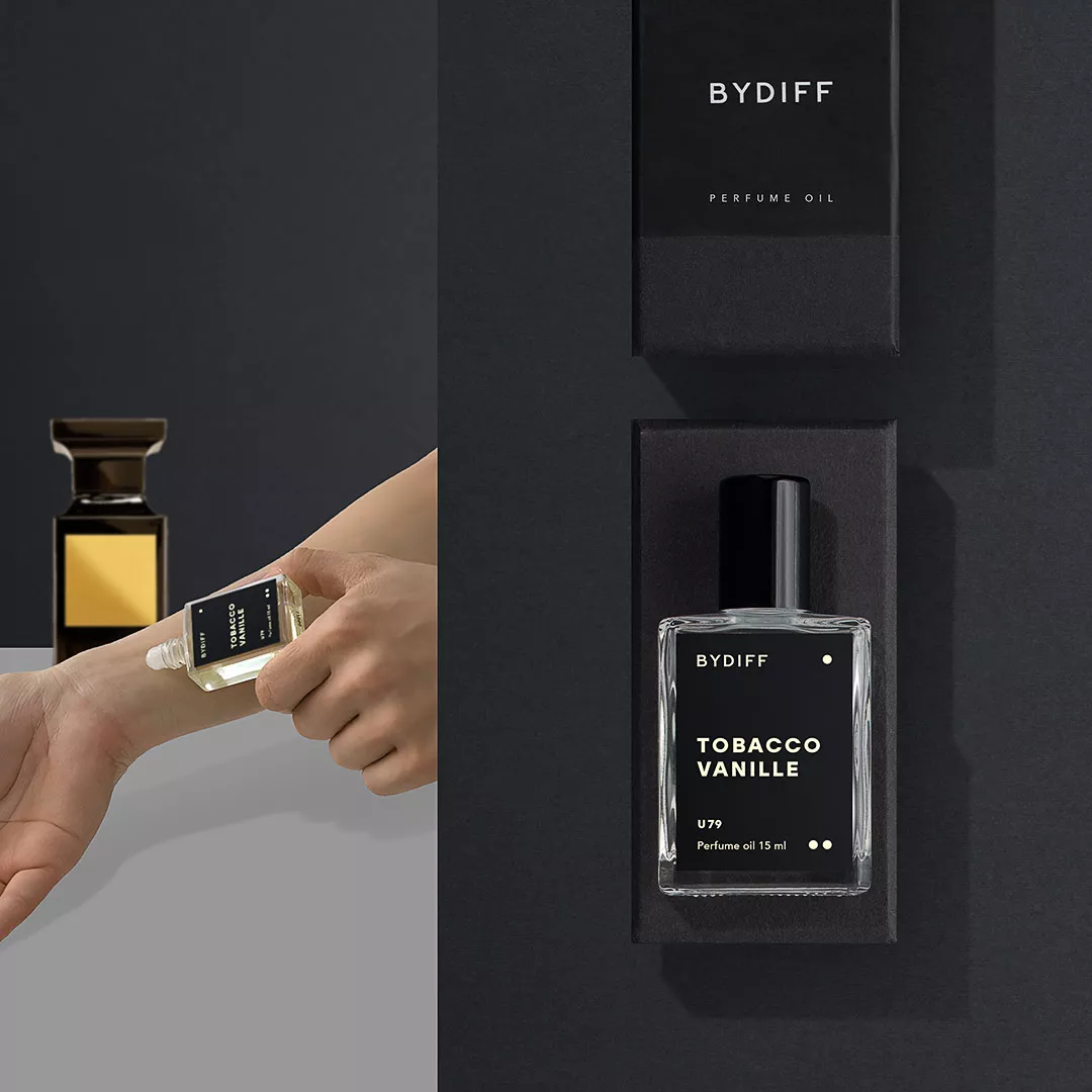 عطر توباكو فانيلا مركز للجنسين بايدف U79 من ماركة BYDIFF - أكسيك Axeek
