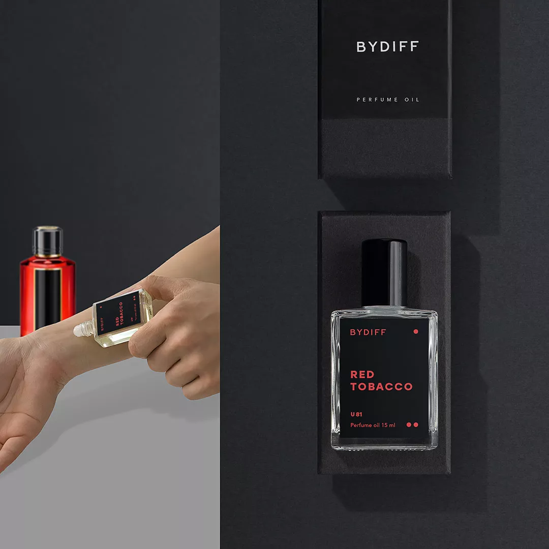 عطر رد توباكو مركز للجنسين بايدف U81 من ماركة BYDIFF - أكسيك Axeek