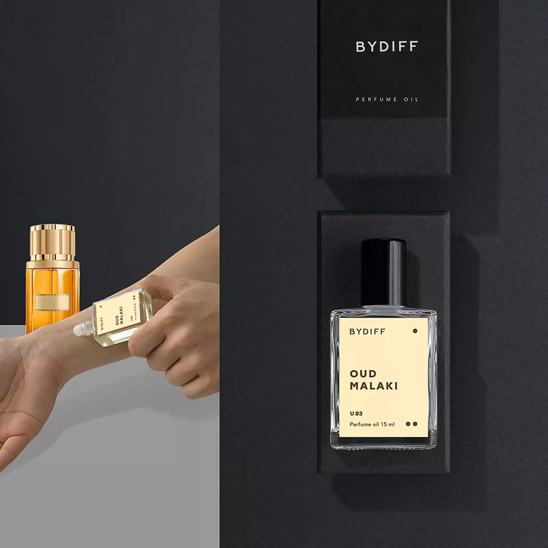 عطر عود ملكي مركز للجنسين بايدف U83 من ماركة BYDIFF - أكسيك Axeek