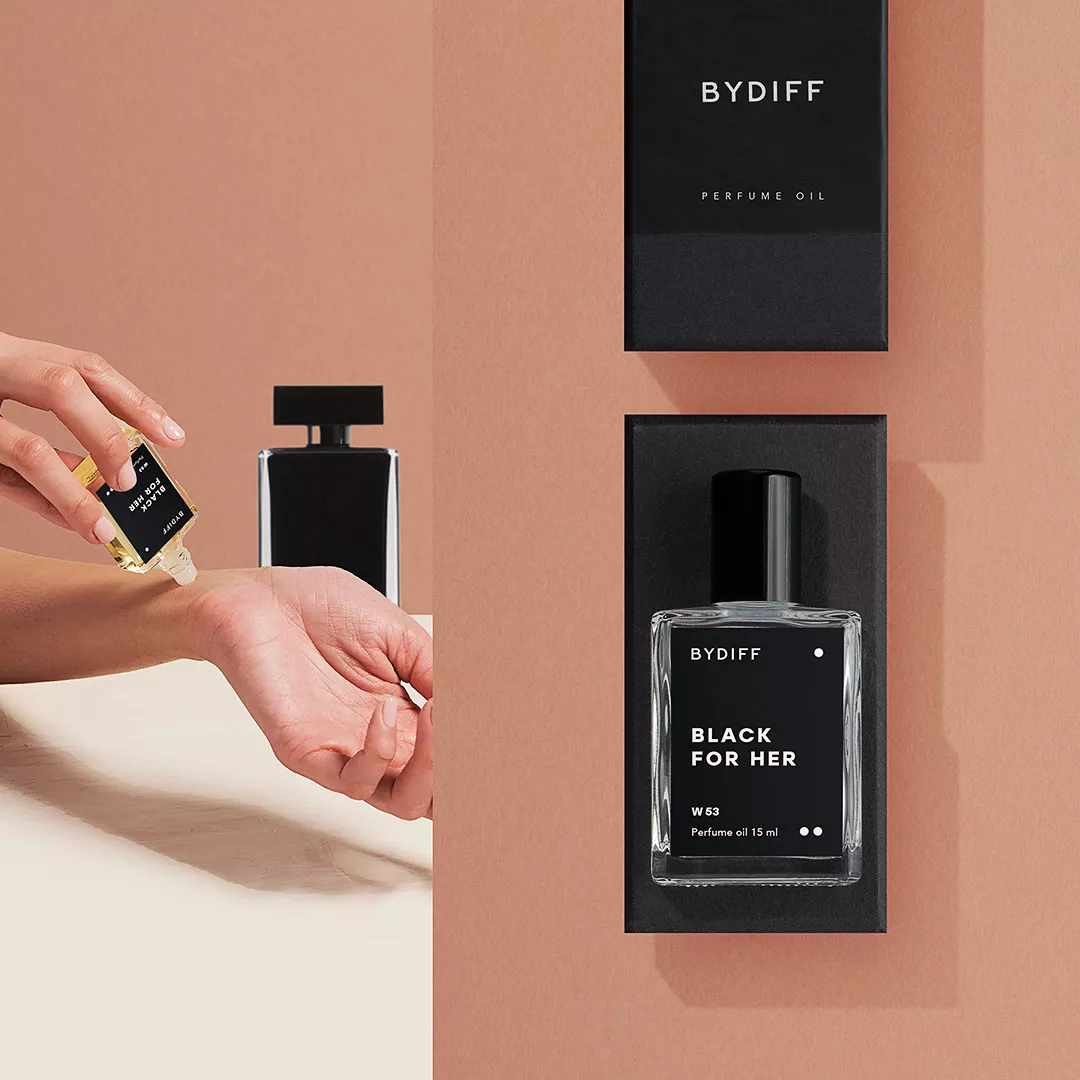 عطر بلاك مركز للنساء بايدف W53 من ماركة BYDIFF - أكسيك Axeek