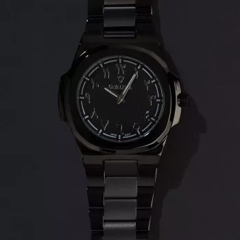 ساعة رجاليه ستيل لون اسود CL34BB