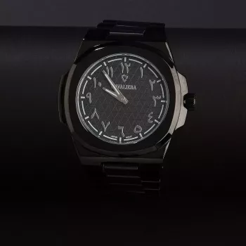 ساعة رجاليه ستيل لون اسود CL34BB