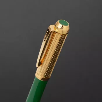 قلم اخضر ذهبي ماركة الدهنج D1112GGR