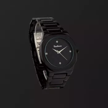 ساعة رجالية ماركة جولنار اسود G135BB