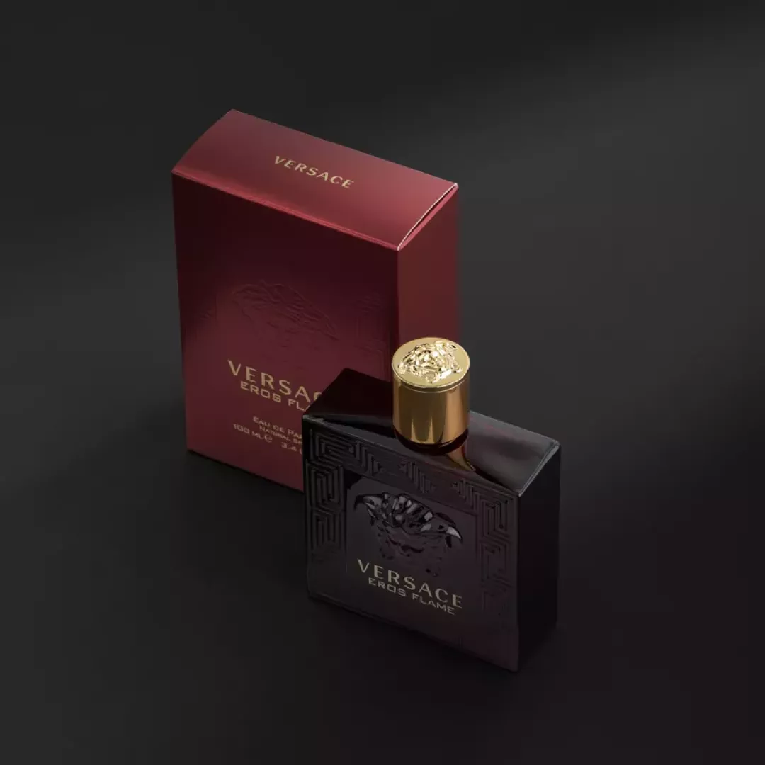 عطر فرزاتشي ايروس فليم - أو دي بارفيوم للرجال 100 مل من ماركة Versace - أكسيك Axeek