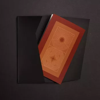 كرت هدايا ألوان دافئة P04