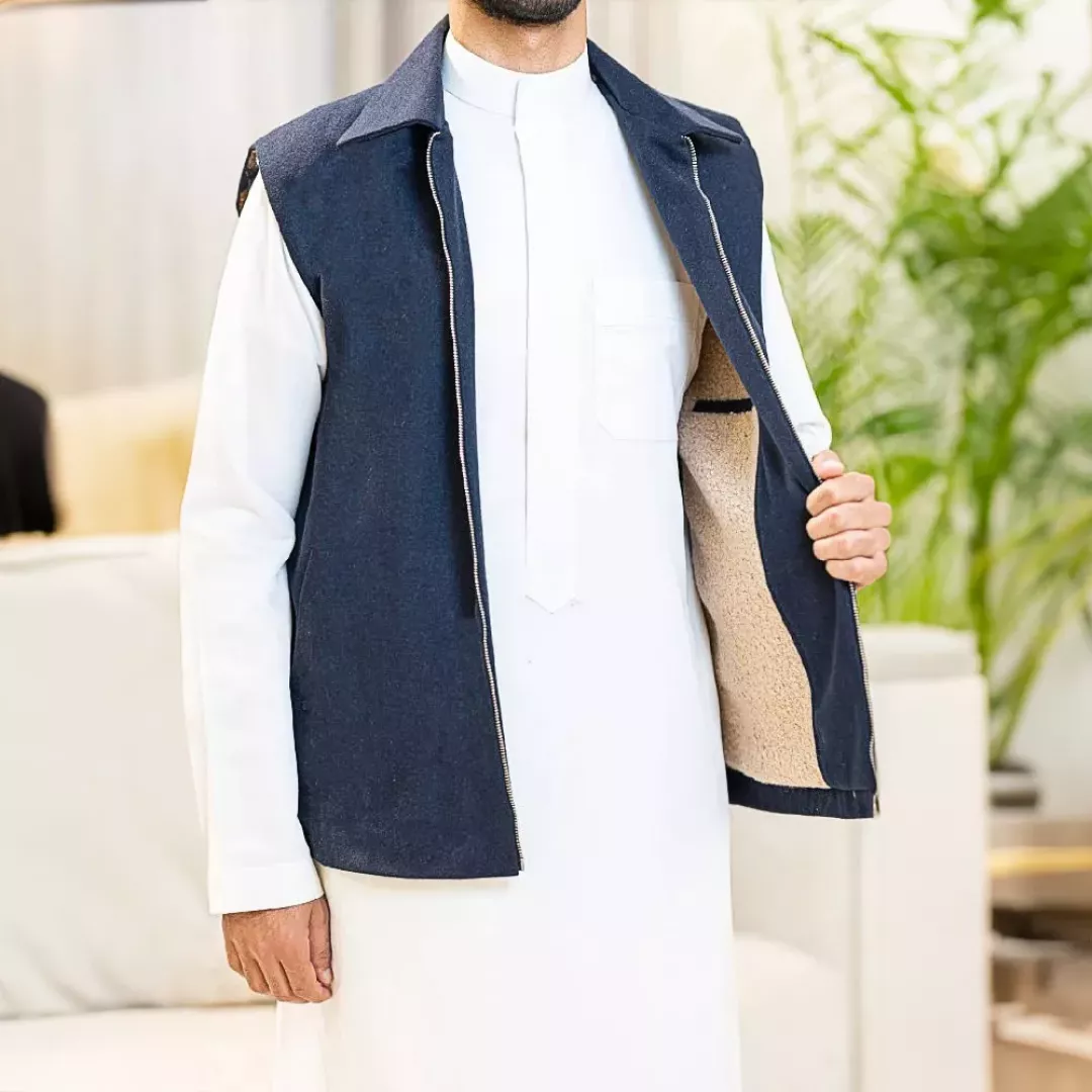 سديري رجالي ازرق غامق H06 من ماركة SHLTA - أكسيك Axeek