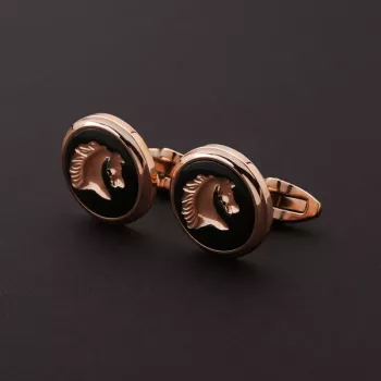 كبك ثوب رجالي ذهبي روز أسود C122RB