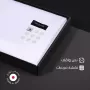 قماش نص واقف نسيج اكسفورد مربعات سوادنس S08